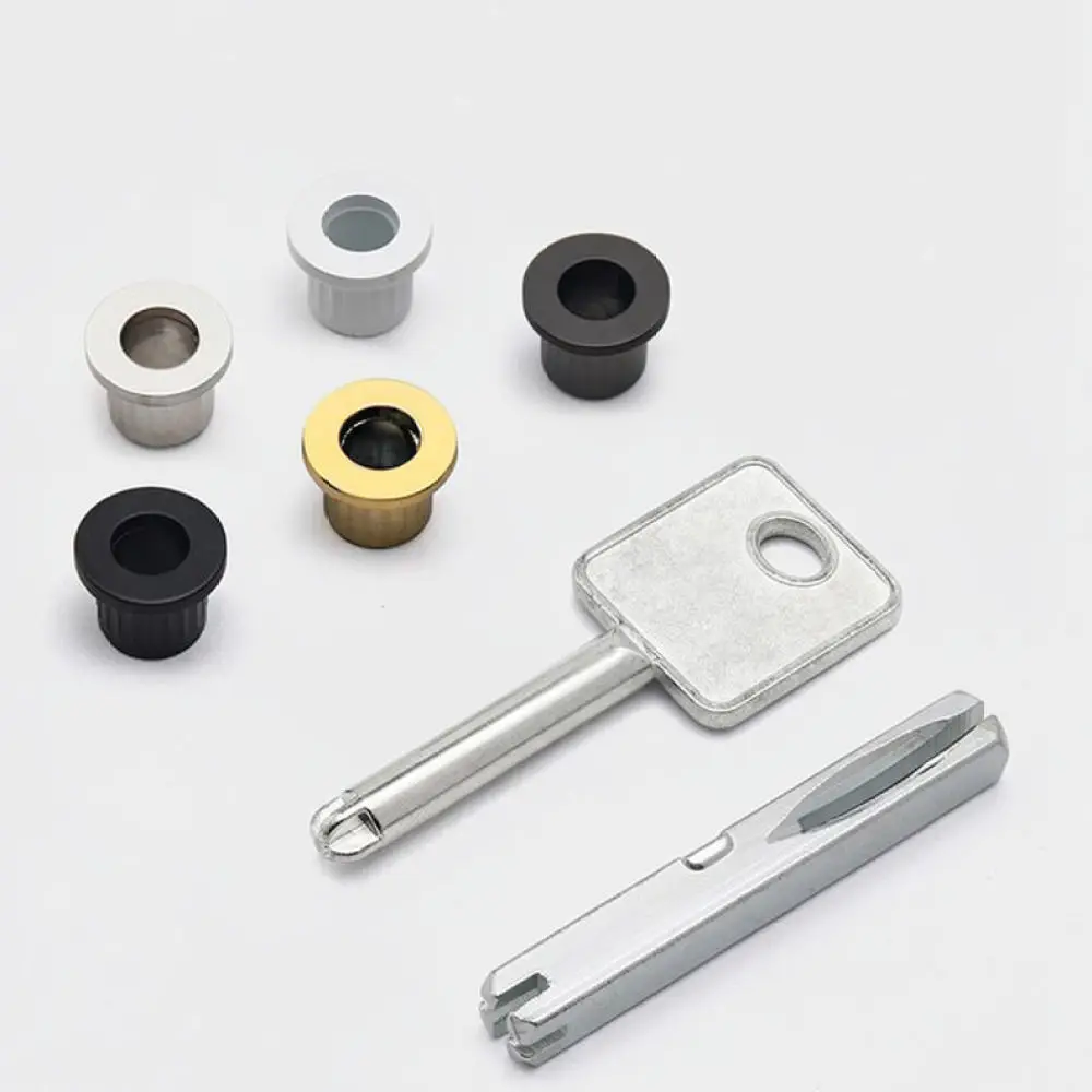 Decorative Secret Door Emergency Lock Hidden Cylinder For Pipe Wells Utility Panels Modern Minimalist Security Hardware