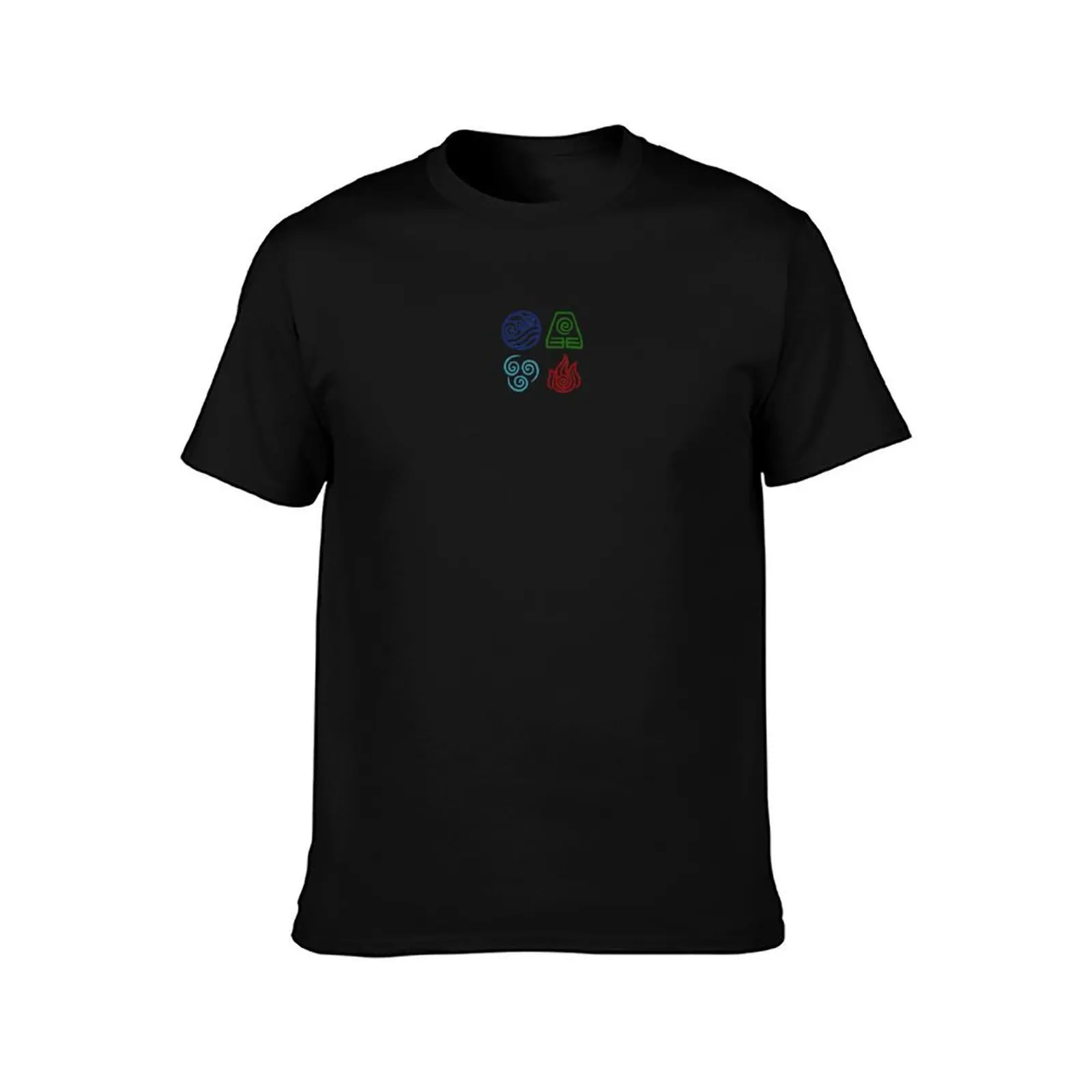 Avatar Element Symbols T-Shirt Relaxed Casual Short Sleeve Tee T-Shirt