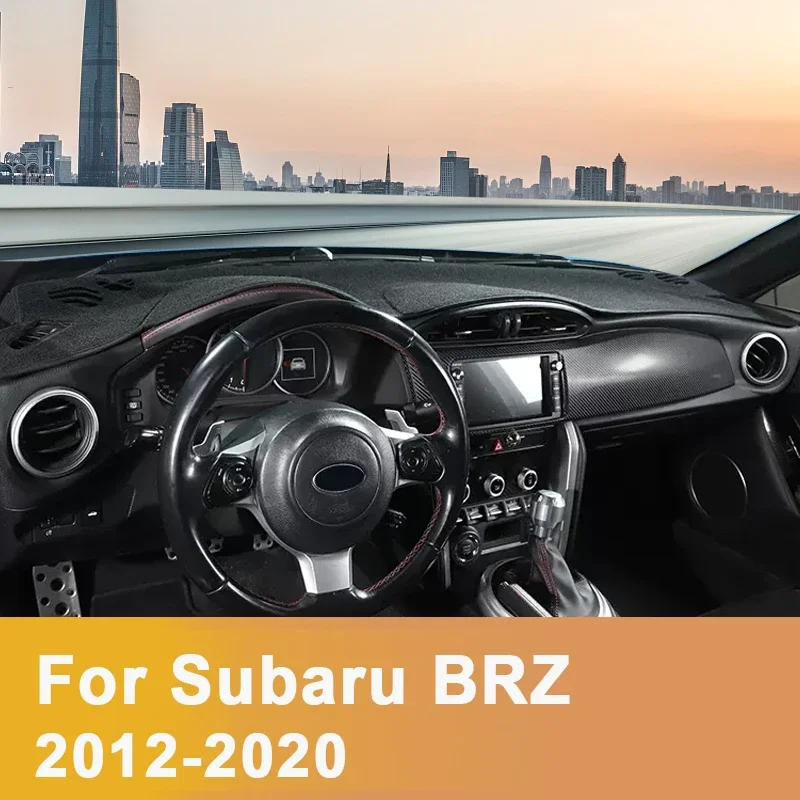 For Subaru BRZ 2012-2014 2015 2016 2017 2018 2019 2020 Car Dashboard Cover Mat Auto Dash Board Sun Shade Pad Carpets Accessories