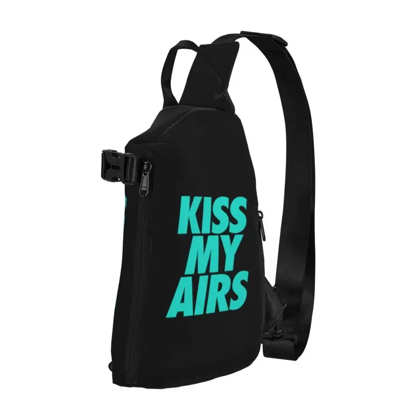 Kiss My Airs-bandolera de pecho para hombre, mochila de hombro informal para viajar