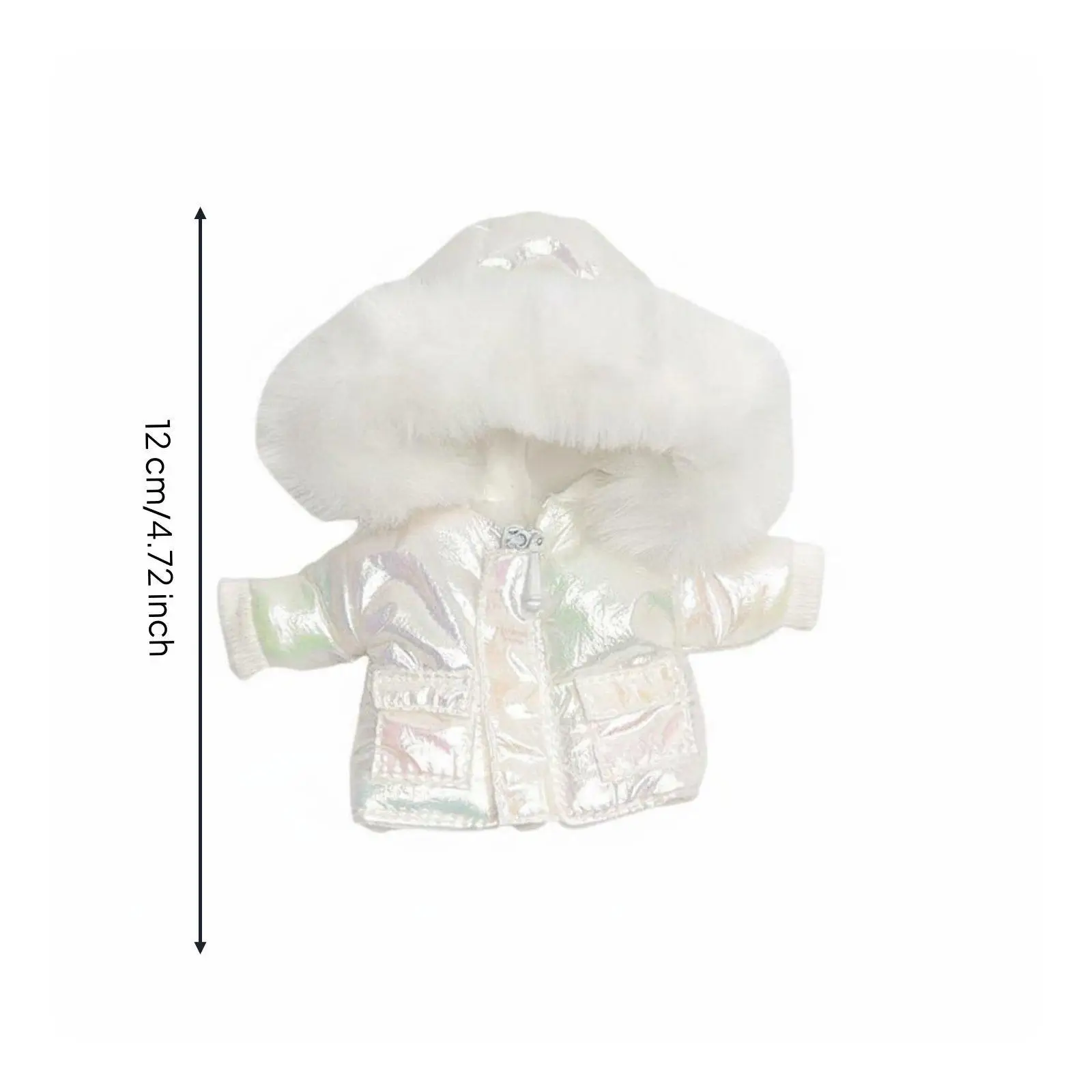 Doll Cotton Coat Colorful Puffer Jacket Doll Outerwear Doll Accessory for OB11 Obitsu11 1 12 BJD Dolls Articulated Doll Kit