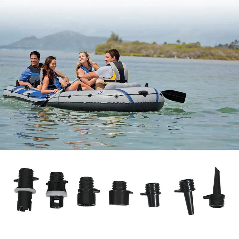 7 قطعة محول صمام الهواء ل لوح تزلج على الماء مضخة قابلة للنفخ محول مجداف قارب كاياك صمام الهواء موصل المضخة طقم ضاغط الهواء الإطارات #3