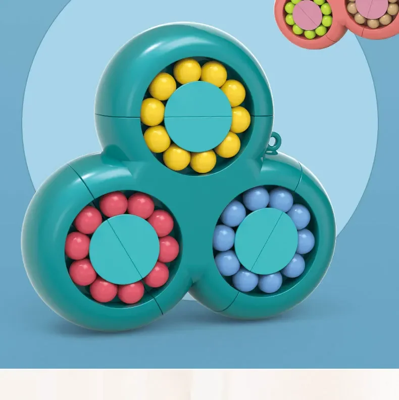 Juguetes creativos de cubo de descompresión para niños, triángulo giratorio mágico y formas cuadradas, regalos para aliviar el estrés para juegos infantiles