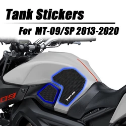 Motorcycle Non-slip Side Fuel Tank Stickers Waterproof Pad Rubber Sticker For YAMAHA FZ09 FZ 09 MT 09 MT09 2015 2013-2020 MT-09