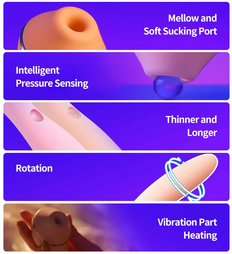 Kisstoy Polly Max 3.0 Sucking Vibrators Female Rotary Vagina Massagers Nipple Clit Sucker Heating Dildo Adult Sex Toys for Women