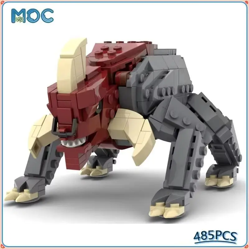 

Строительные блоки MOC, серия Arena Reek Beast от Petranaki Geonosian, кирпичи, сделай сам, сборные кирпичи, модель игрушки, подарок на день рождения, 485 шт.