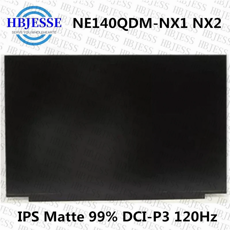 

16:10 120Hz LCD Screen IPS Display NE140QDM-NX1 V18.0 Non-Touch for Asus ROG Zephyrus G14 GA402 EDP 40Pins 2560x1600