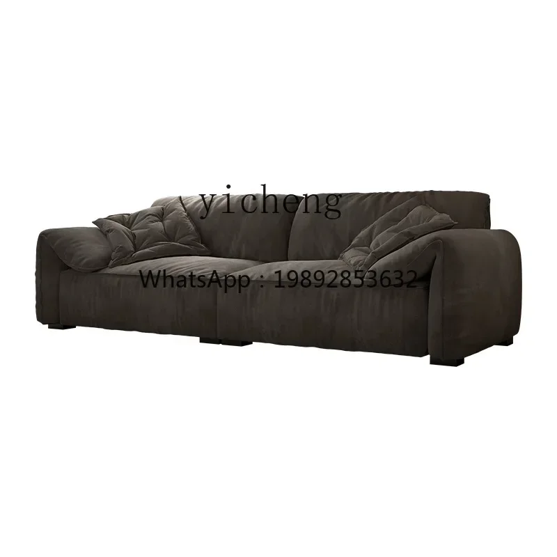 

BB sofa living room straight row Italian minimalist Nordic down fabric