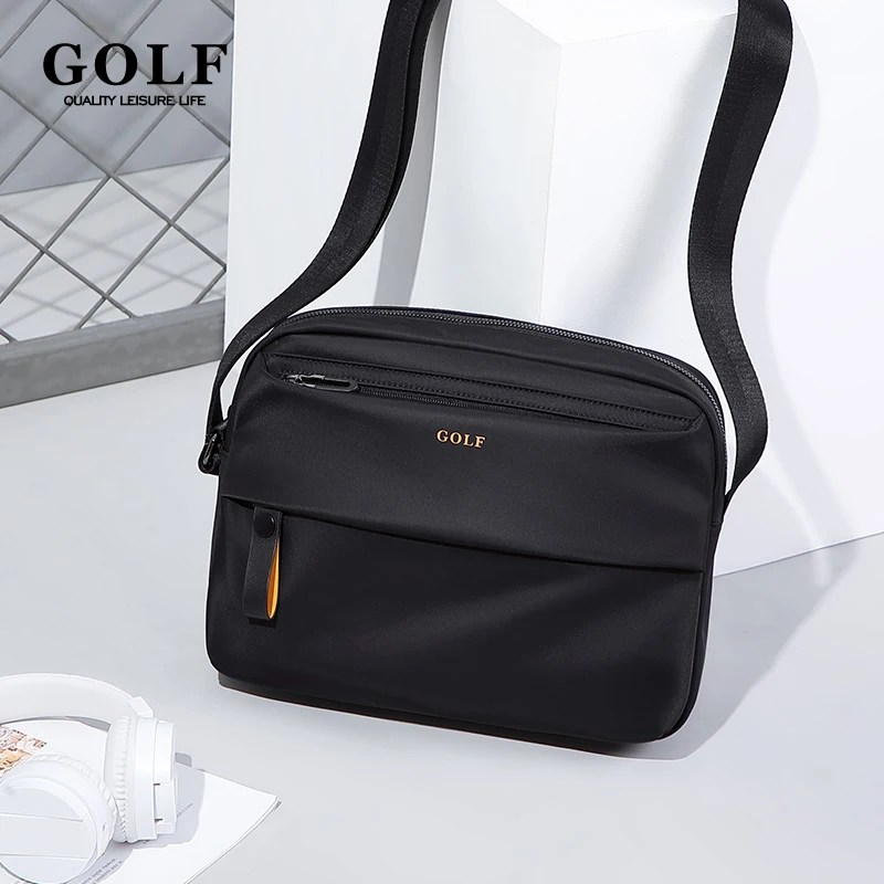 Torby GOLF Crossbody z wewnętrzną kieszenią Męska torba na ramię Oxford Wodoodporna torba listonoszka Lekki plecak nylonowy z krzyżem
