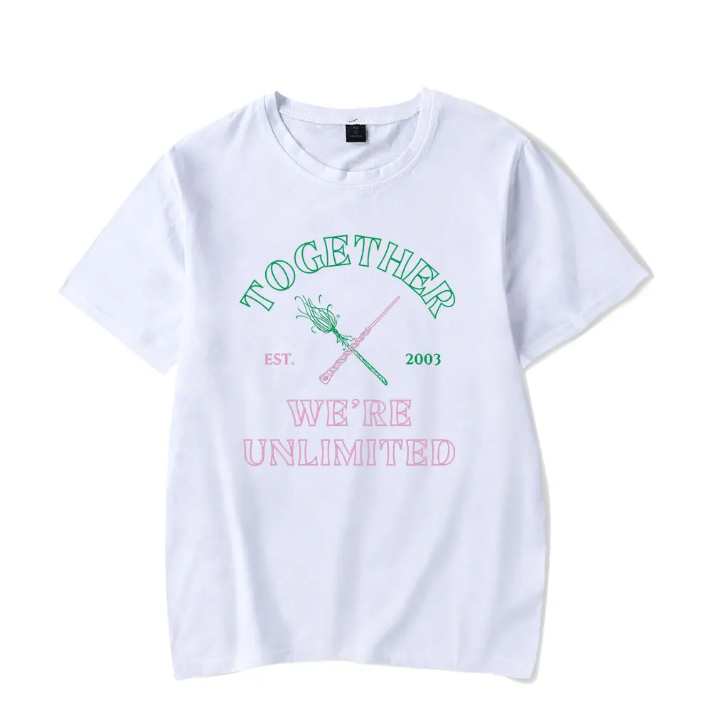 Wicked Together We're Unlimited Vintage 90s T-Shirt Men and Woman Short Sleeve T Shirt Sport Tops Harajuku Streetwear Clothing