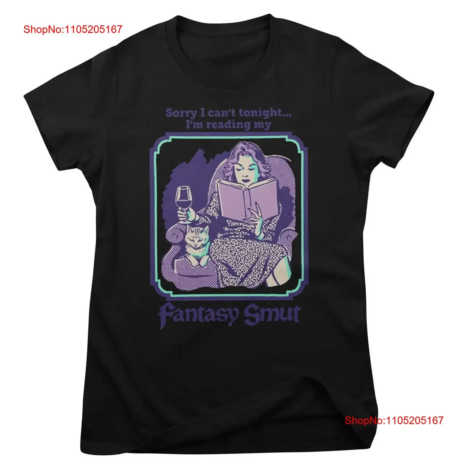 Officially Licensed Steven Rhodes Fantasy Smut Women T Shirt vintage Washed Stretched Soft Slightly Top For Everyday Wear homme