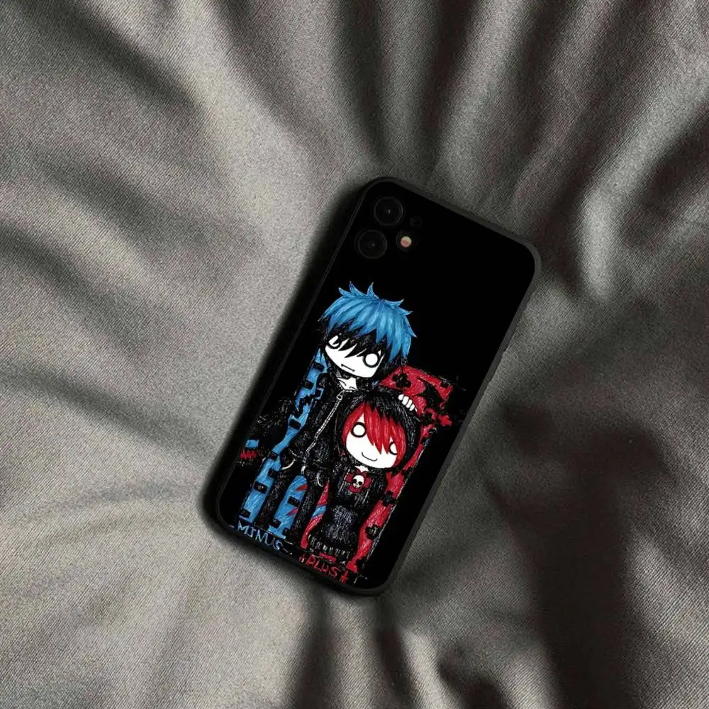 Love Black And Cute Emo Phone Case For IPhone 17/16/15/13/14 Pro Max/ 11Plus/X/Xr/Xs Max/12mini - view 5