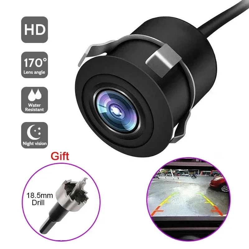 

Car Reverse Camera HD Night Vision Rear View Camera Backup Parking Camcorder Highly Waterproof Reversing Monitor