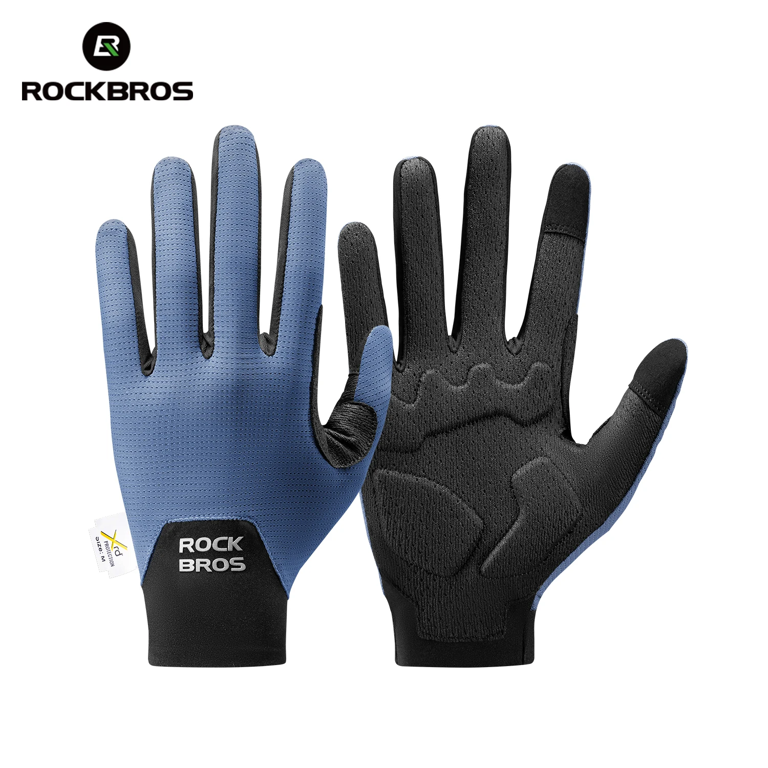 Rockbros Luva Ciclismo Dedo Cheio com Tela Toque