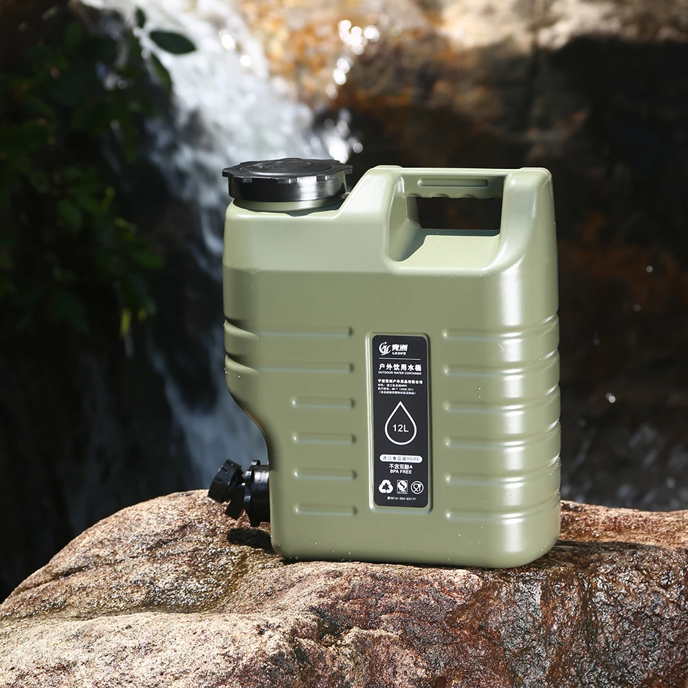 Contenedor de agua portátil de - Outdoor Camping Water Jug reseña y precio
