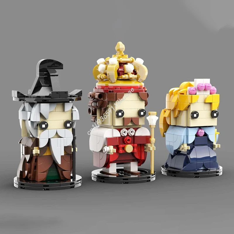 702 個 MOC 城 BrickHeads モデルビルディングブロックおもちゃ DIY アイデア教育建築子供クリエイティブ誕生日クリスマスギフト