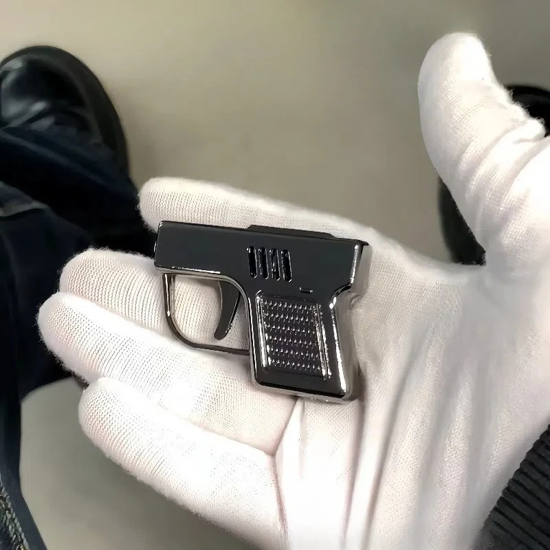 Neuer Kleiner und Tragbarer Metall-Vintage-Feuerzeug mit Offener Flamme, Kreatives und Personalisiertes Männergeschenk, Zigarettenanzünder, Raucherzubehör