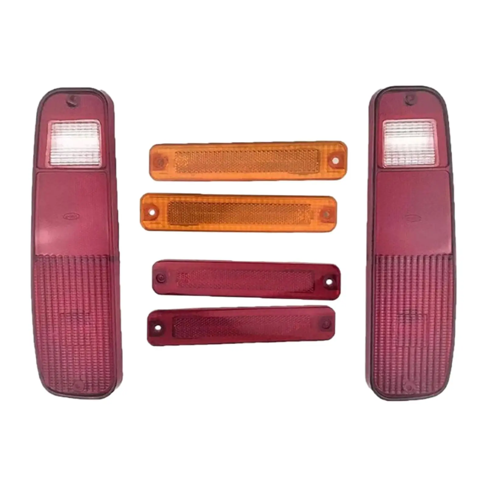 6x Tail Lights And Side Fenders Kit Replace Wear Resistant Professional Sturdy Tail Lights Assembly Auto Parts for Bronco's