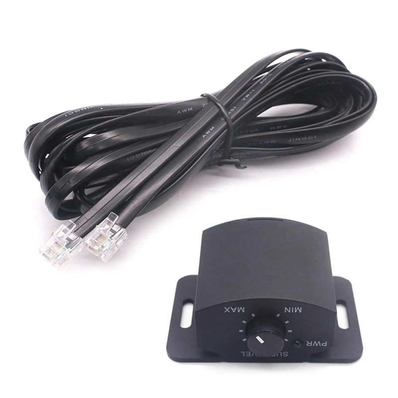 مكبر للصوت استبدال الملحقات باس مقبض التحكم عن بعد 6Pin مضخم الصوت عن بعد حجم تعديل مقبض التحكم لمكبرات الصوت