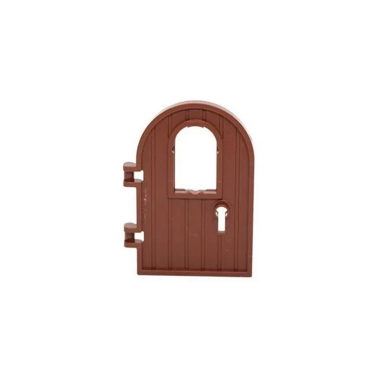 

[16Pcs]【50g】 64390 1x4x6 Dome Wooden Door with Window and Keyhole