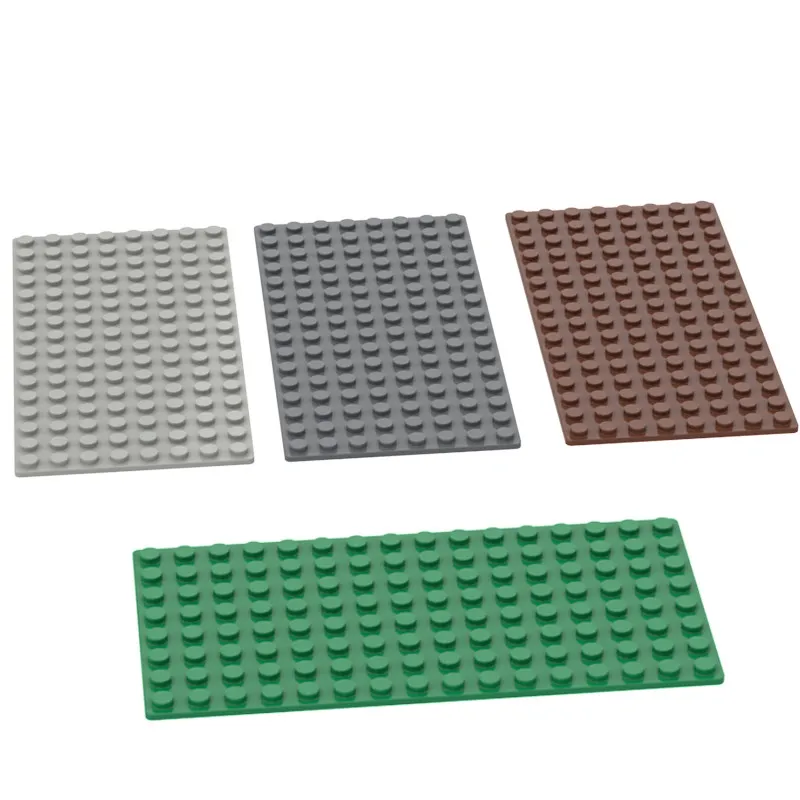 

MOC 3865 8x16 thin baseplate street view China domestic small particle building block parts, single side