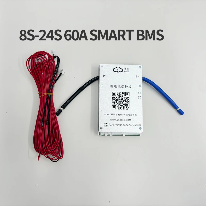 

Фонарь 8S-24S 60A SMART BMS 0.6A, активное выравнивание для 24 В, 36 В, 48 В, 72 в, LFP4, литий-ионный пакет bms