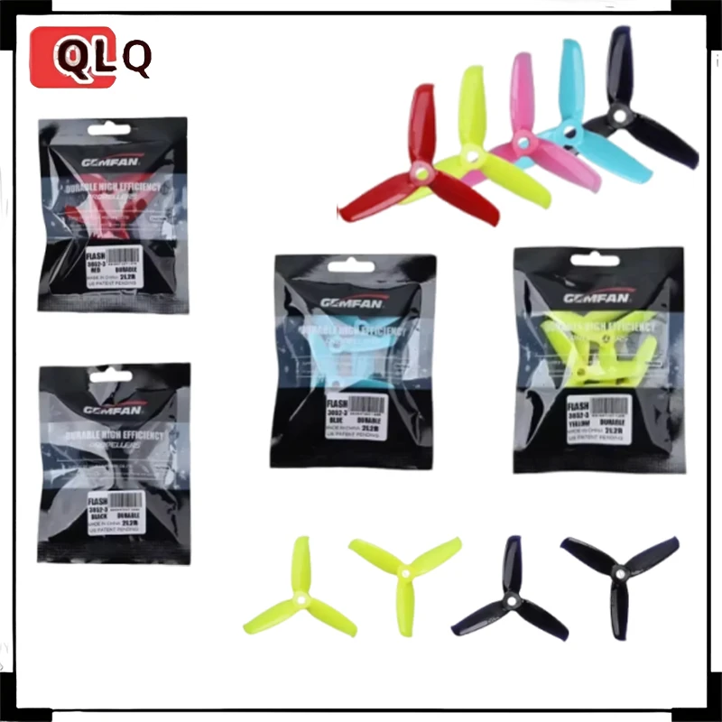 

3-лопастной пропеллер 3052 для FPV Crossing Aircraft, совместимый с несколькими игрушками дистанционного управления, 3-дюймовая колесная база 100 110 140