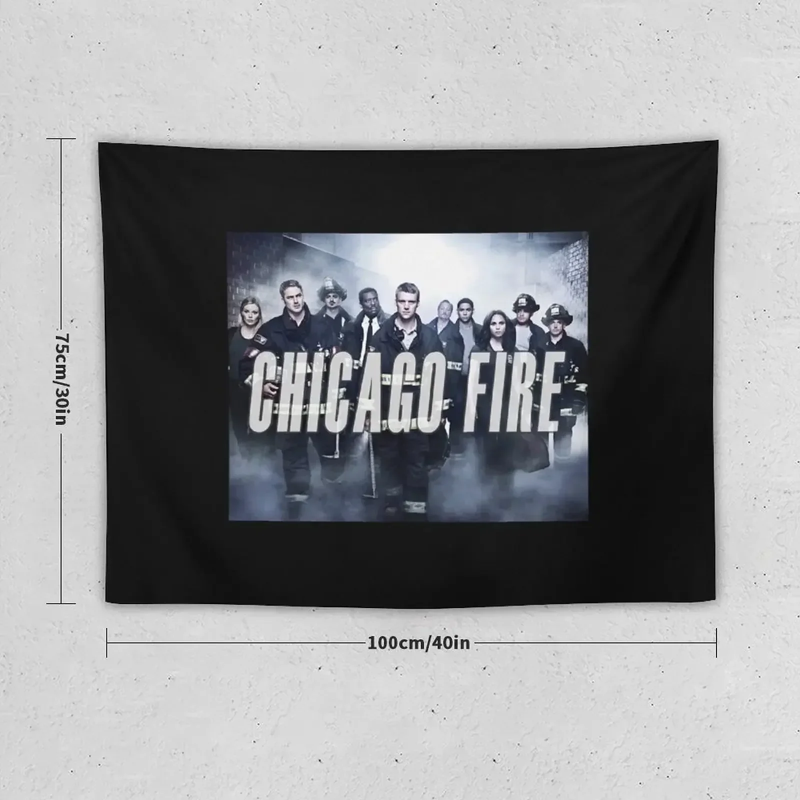 Chicago Fire Tapestry Decoration Bedroom Bedroom Decor Tapestry