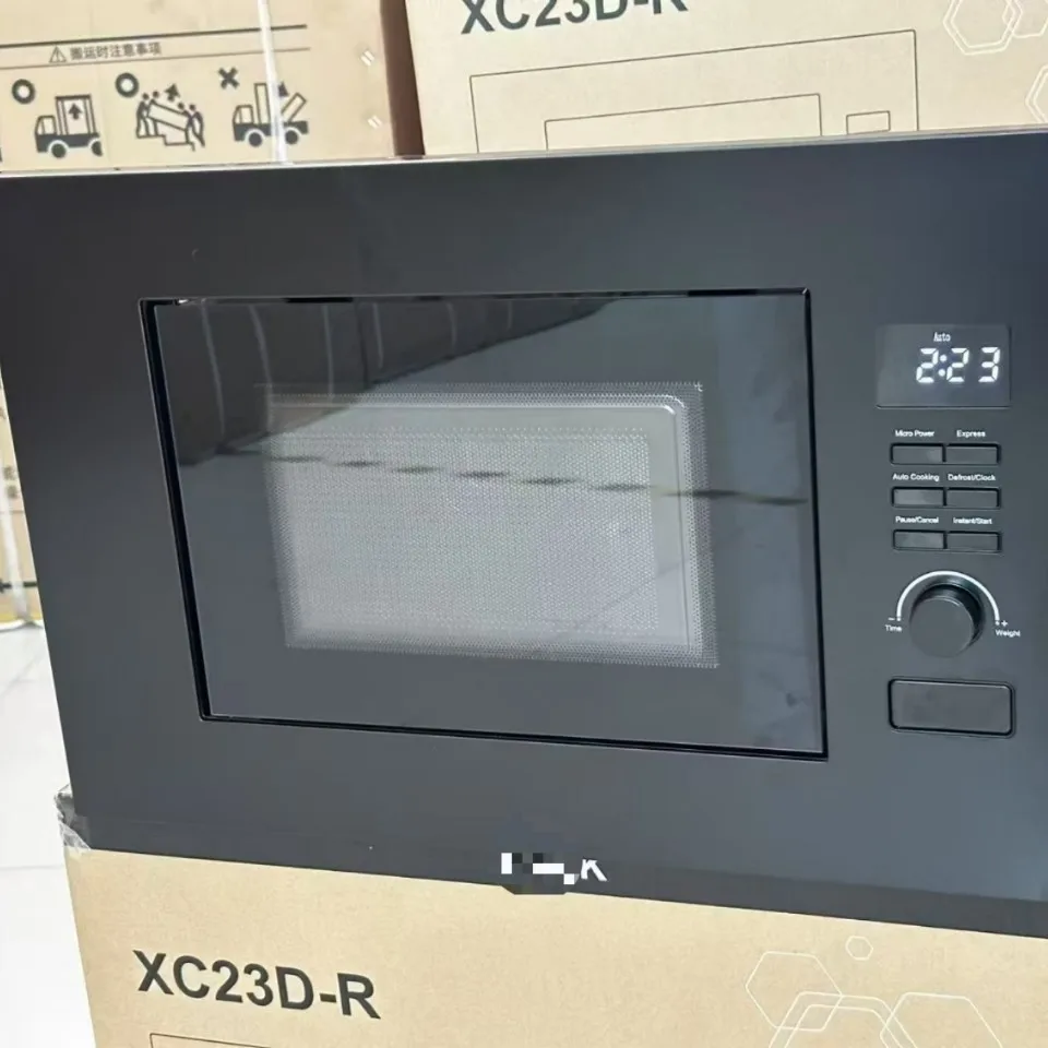 Embedded Microwave Oven Glass Panel 20L for Barbecue Oven with English Packaging 1 Quantity