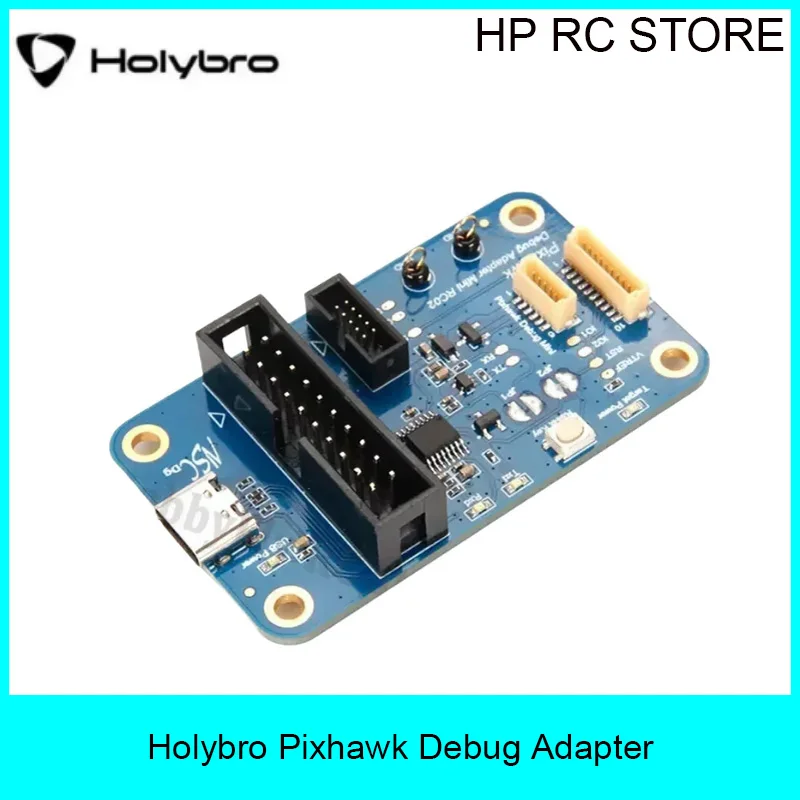 

Holybro Debug & Firmware Update Adapter, Compatible with Pixhawk 5X 4 Mini, Durandal, Pix32 V5 Flight Controller, USB Tool