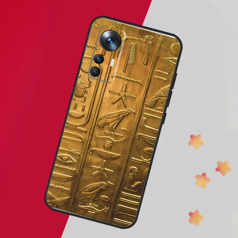 Egyptian Hieroglyphics Case For Xiaomi 14 13 11T 12T 13T Pro 12 Lite 12X POCO X3 X5 Pro X4 F4 M5 M5s F3 F5 Cover