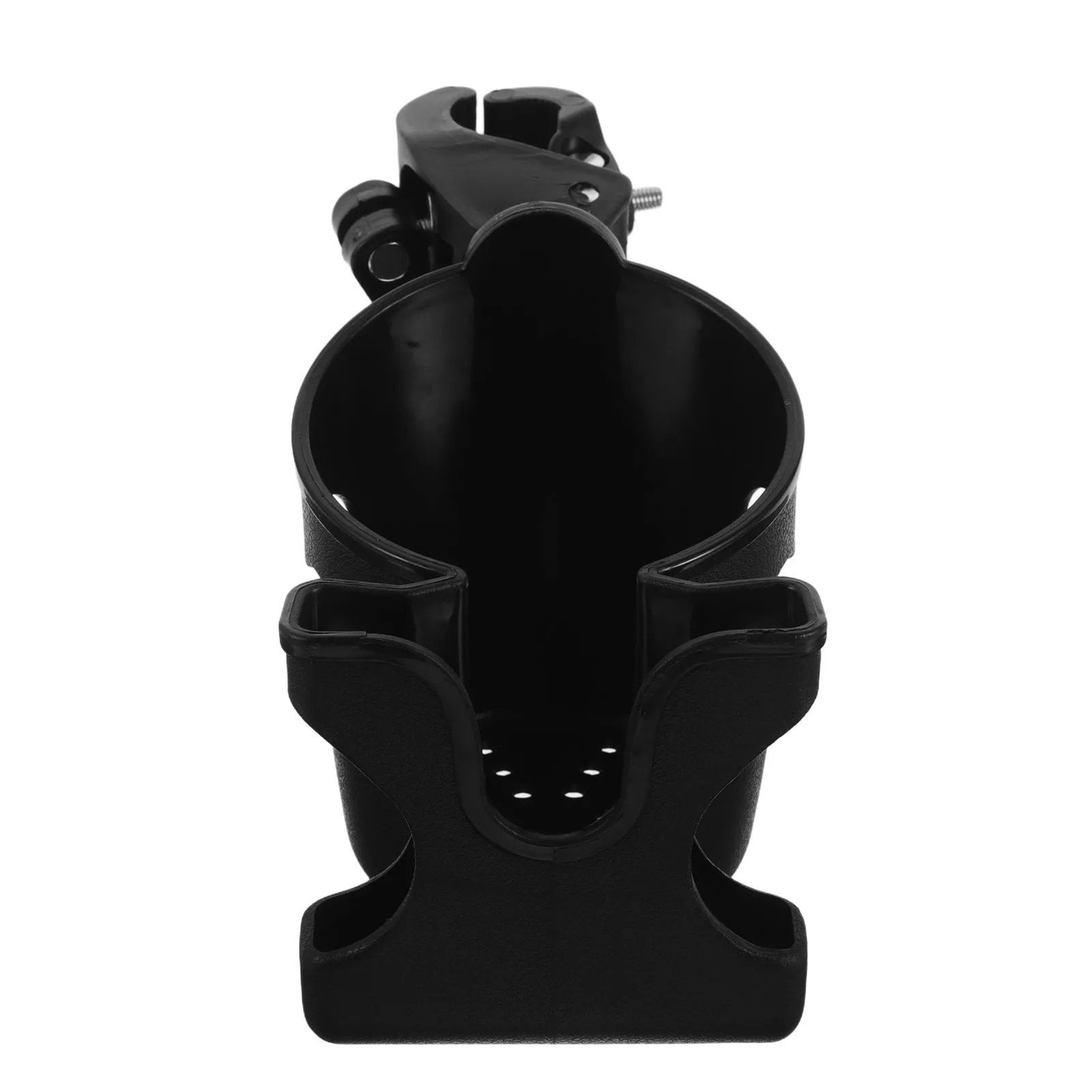 Black Universal Cup Phone Holder Adjustable Large Capacity Bicycle Stroller Wheelchair Walker Multi-Function Mobility Drink