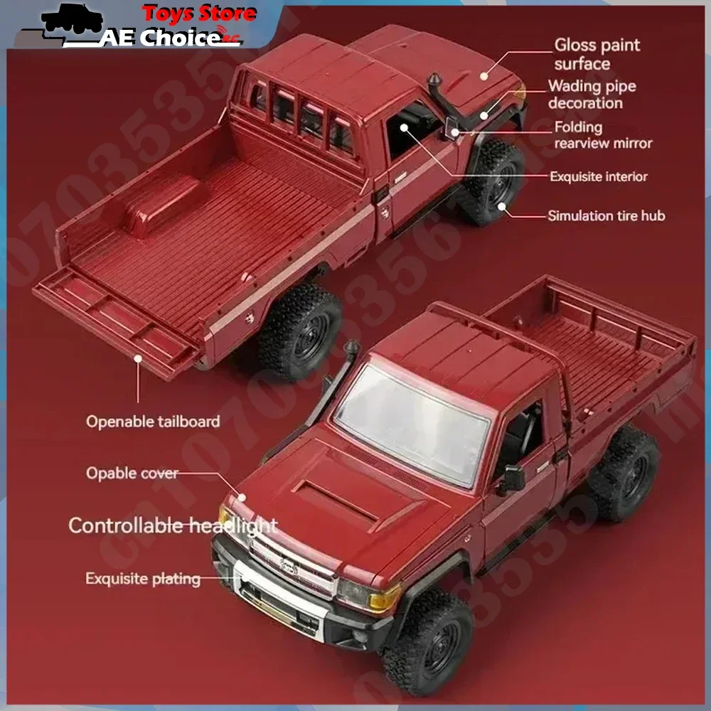 MN82Pro 1:12 Rc Car Mn82 Model Retro Full-scale Simulation Lc79 RTR 4WD 280 Motor Remote Control Pickup RC Truck Model Car Toys
