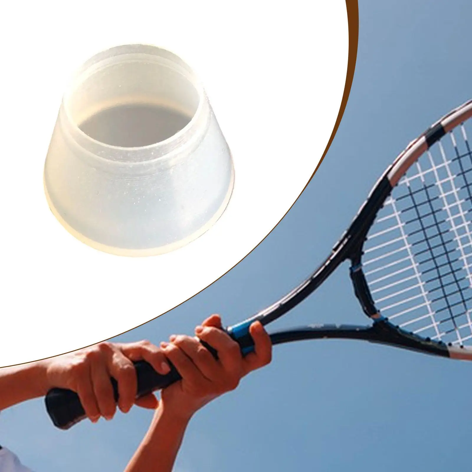 

Tennis Racket Butt Cap Sturdy Protective Shockproof Tennis Racket Back Cap