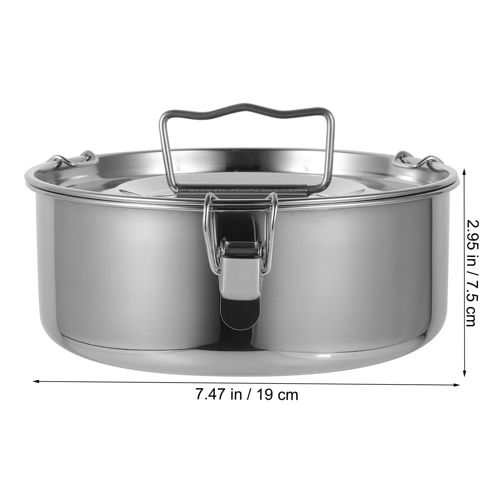 

Stainless Steel Steamer Pot Flan Mold For Baking Pudding Quiche Lasagna Multi Purpose Food Steaming Cookware Kitchen Tool