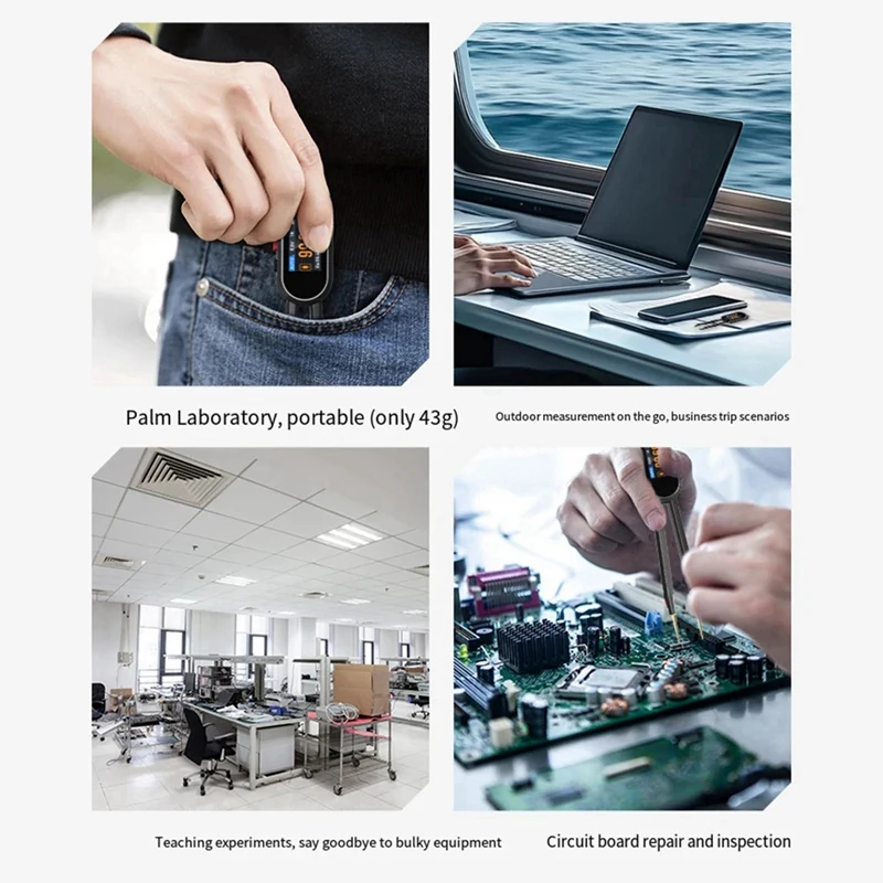 

Mini Smart Tweezer Tester Tester Digital Resistance Capacitance Inductance Continuity Diode Test-A23R