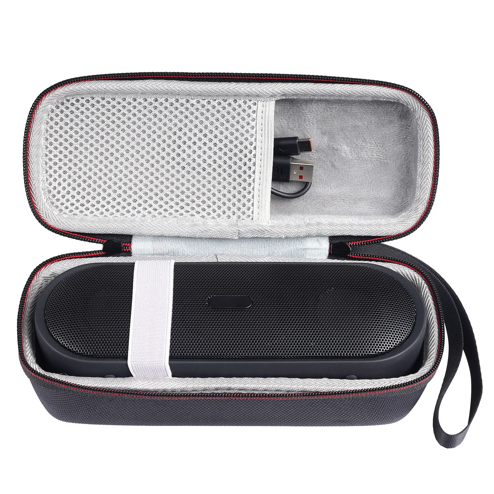 EVA Hard Carrying Case for Tribit XSound Plus 2 Speaker Splashproof Shockproof Storage Bag with Velvet Lining