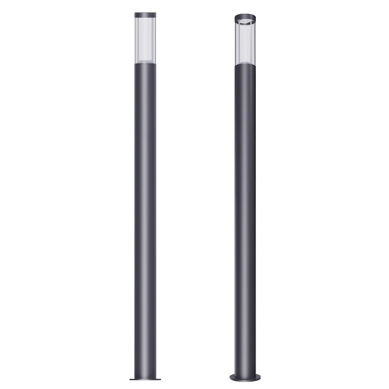 Custom Modern Style Aluminum Light Emitting Diode Garden Light Pole IP65 Landscape Power Waterproof Street Light