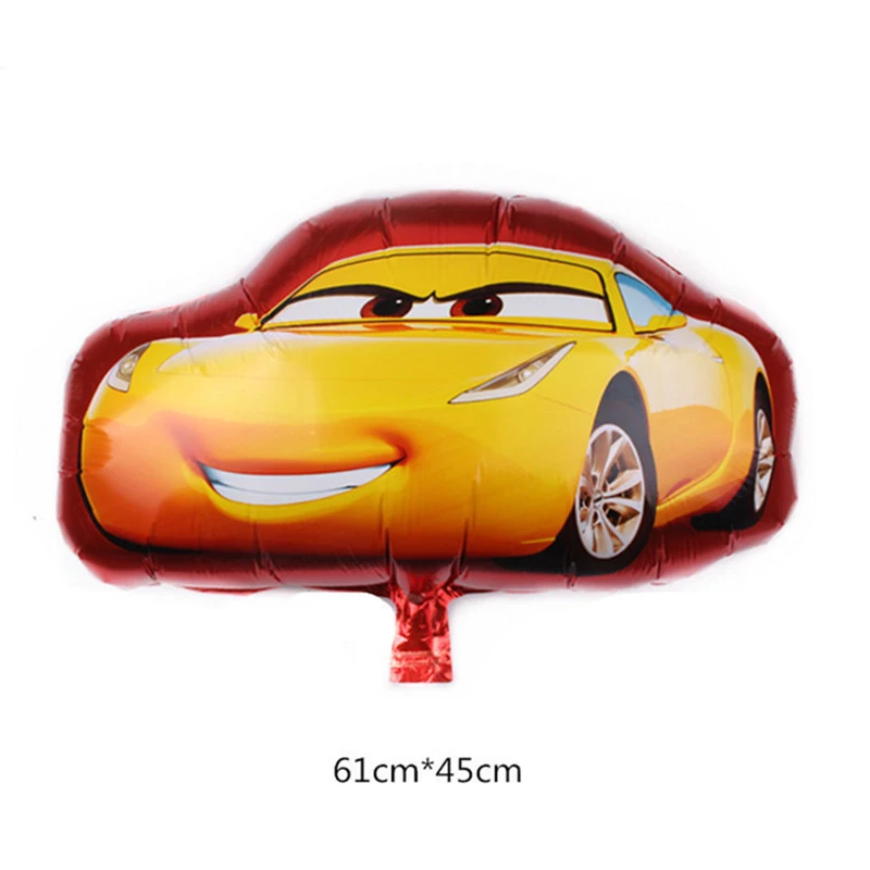 Nouveau McQueen voiture feuille ballon Disney fête d'anniversaire décoration enfants faveurs jouets bébé douche ballon décor à la maison voitures de course Globos