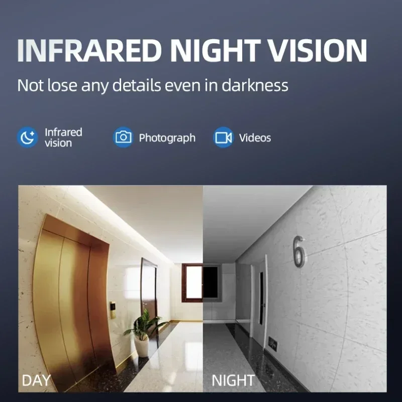 Tuya Video Doorbell Camera Wireless Video Bell Night Vision 480P Door Bell Two Way Intercom Voice Change Smart Home Security Cam