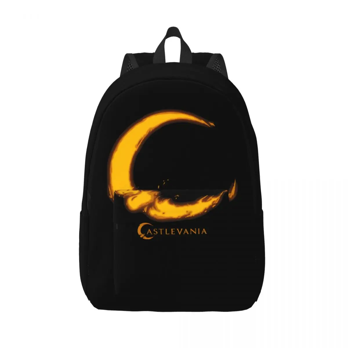 

For Work Office Castlevania Crescent Moon Fire Multi Compartment Fashionable Castlevania College Bag Girl Boy Schoolbag Back