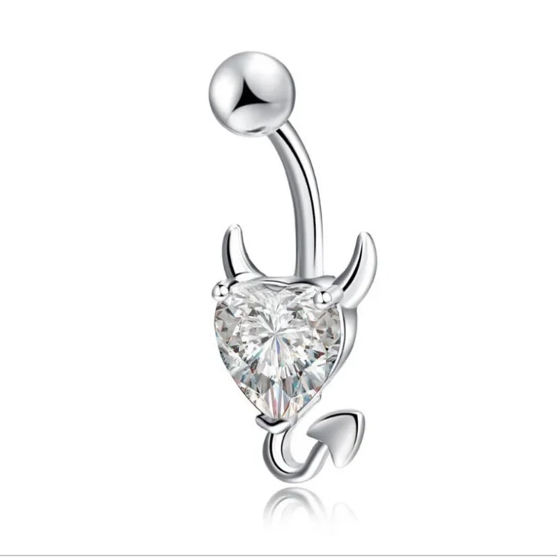 DELYSIA KING Stainless Steel Belly Button