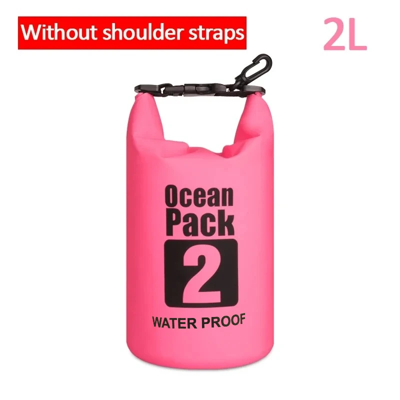 Droge PVC waterdichte tassen voor dames en heren, 2L/5L/10L/20L/30L, outdoor zwememmertassen, raftassen