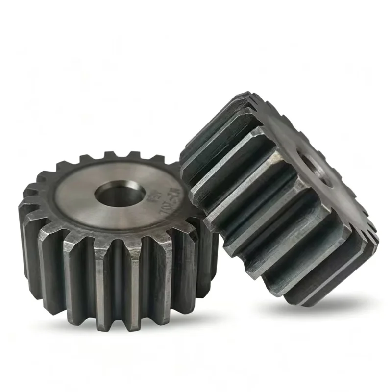 1.5 Module Straight Spur Gear 32T-90T 4.71mm Pitch 45# Steel Hardened Custom Made For Industrial Drive Machinery