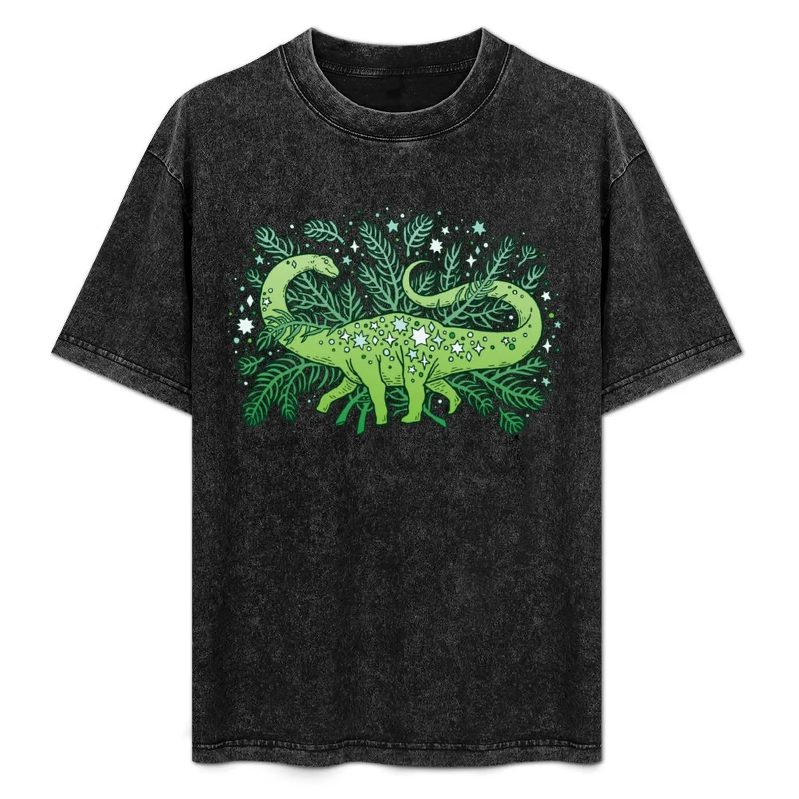 

Evergreen Apatosaurus | Dinosaur Cosmic Festive Art T-Shirt anime t shirts for man anime t shirts oversize T-Shirt