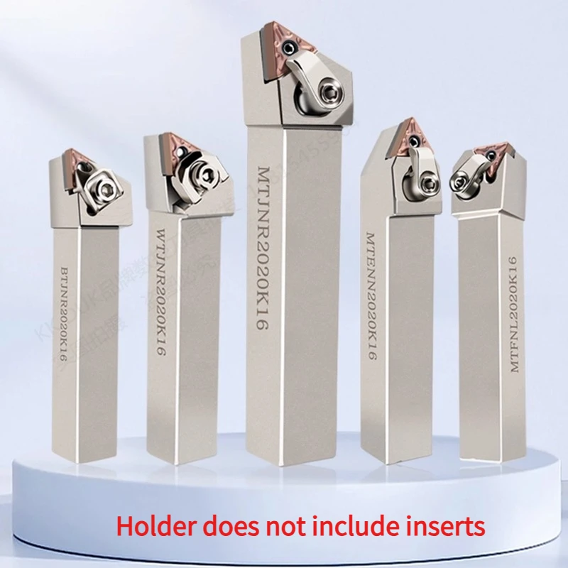 

Легированная пружинная сталь WTJNR1616H16 WTJNR2020K16 WTJNR2525M16 WTJNL2020 WTENN2525 Держатель инструмента с ЧПУ Внешний токарный инструмент