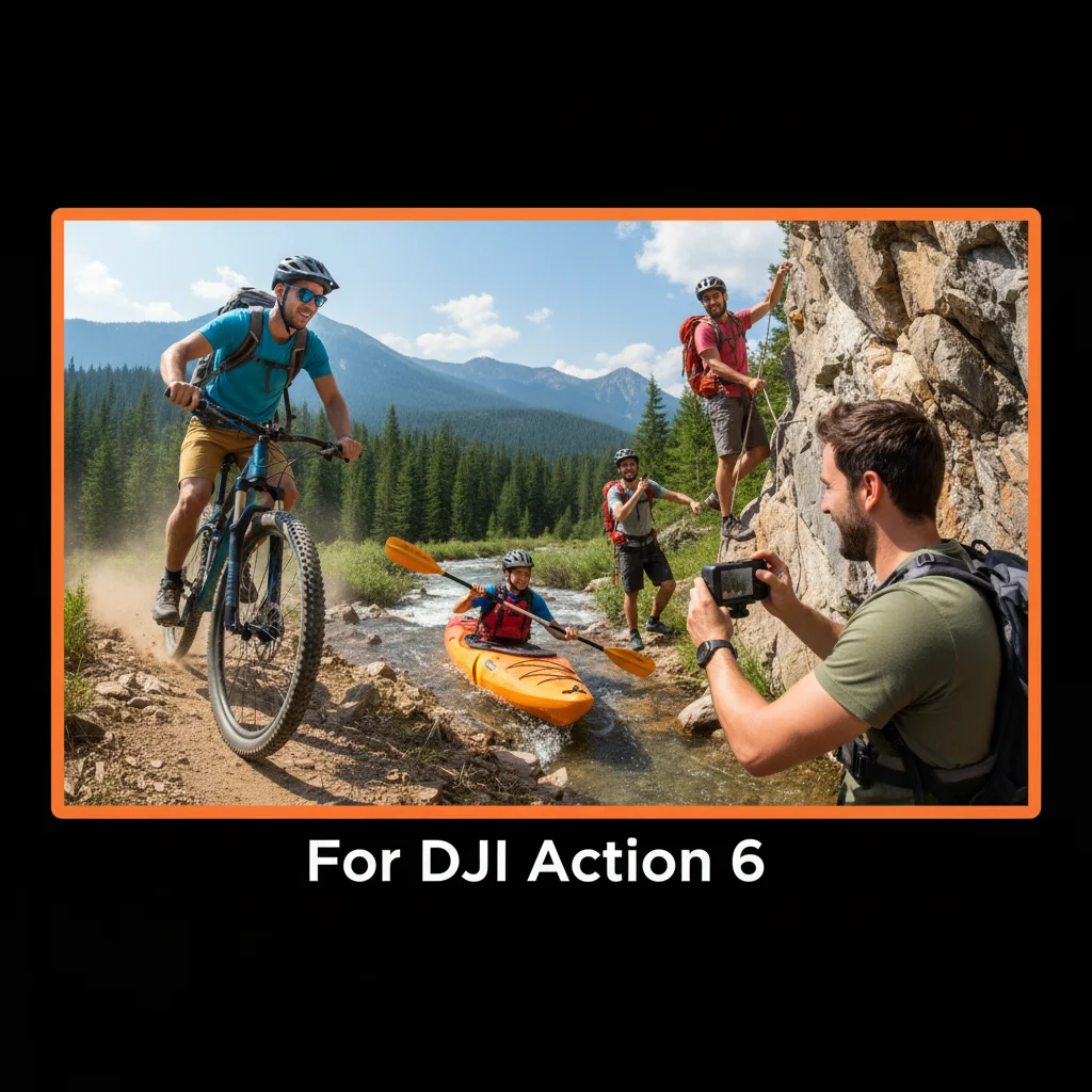 Hard Shell Mini Storage Box Carrying Case Protable Shockproof Waterproof Bag for dji OSMO Action 6 Portable Bags Travel Box