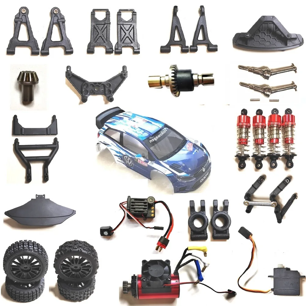 MJX ハイパーゴー 14304 1/14 スケール R/C カー/トラック 純正スペアパーツ ボディシェル/タイヤ/レシーバー/ESC/ディファレンシャルギアボックス/CVD