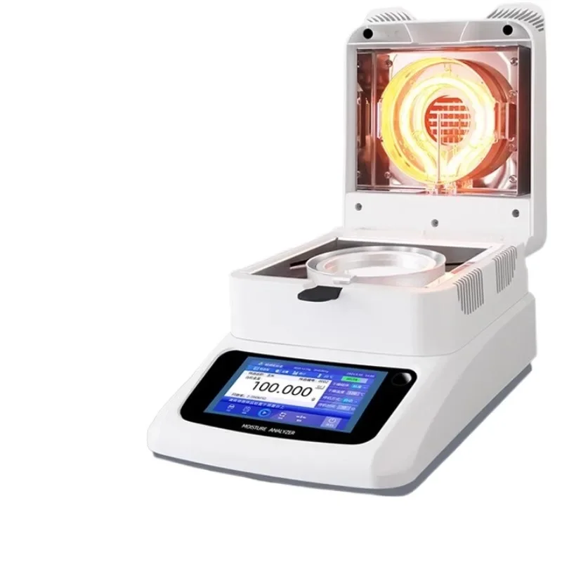 Halogen rapid moisture meter Plastic corn feed moisture meter Solid content detector tester