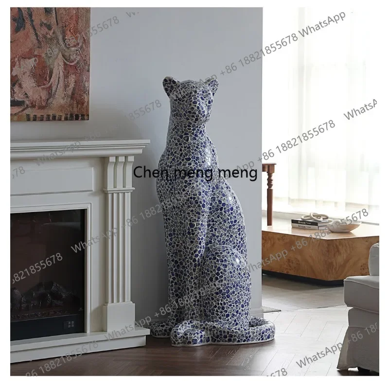 X  Blue and white porcelain handmade patches, home decoration, living room entrance feng shui ornament